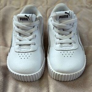 Puma Kids White Sneakers